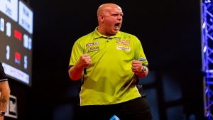 Van Gerwen aan de leiding bij Premier League of Darts
