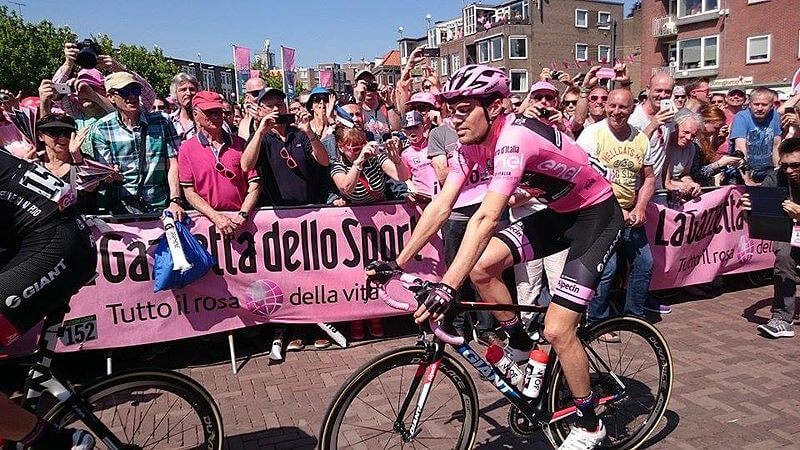 Dumoulin op koers in Giro d’Italia